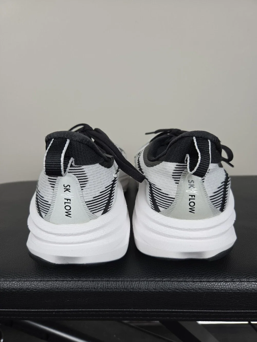 HOKA Skyflow White Black Women’s Running Shoes Size 8.5B Medium Athletic Sneaker